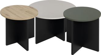 Gami Couchtisch »CRAFT« Set aus 3 Couchtischen