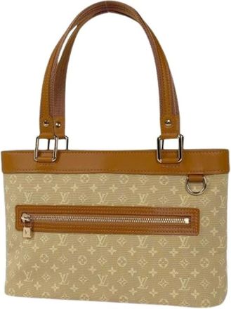 Louis Vuitton Pre-owned Handbags, female, Beige, Size: ONE SIZE Pre-owned Monogram Mini Tote