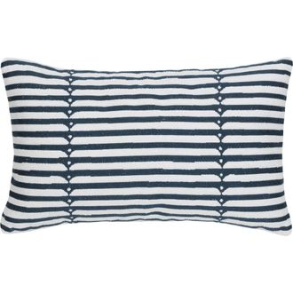 Elaine Smith Sincerity Indoor & Outdoor Woven Accent Pillow in Denim at Nordstrom, Size 12X20