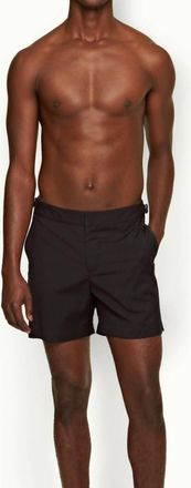 Orlebar Brown Bulldog Bonded Merino Shorts In Night Iris