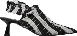 Amy Crookes Fabric Mules - Dames - Pumps - Zwart - 39 EU - Leer - Schoenen