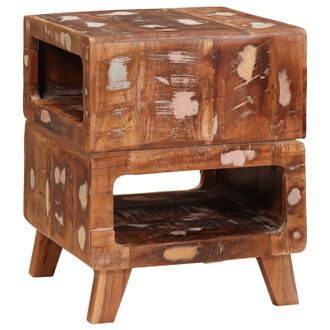 Berkfield Home End Tables Multicolour 40 x 40 x 49 cm Solid reclaimed wood