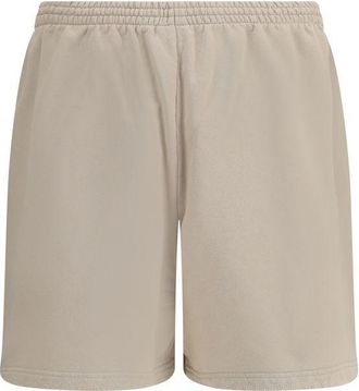 Balenciaga Mens Cotton Casual Shorts - Tan - Size Medium