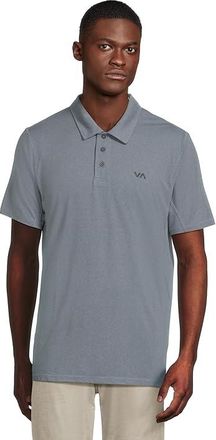 Rvca Sport Vent Polo Mens Clothing Vintage Navy Heather : 2XL, Elastane/Polyester