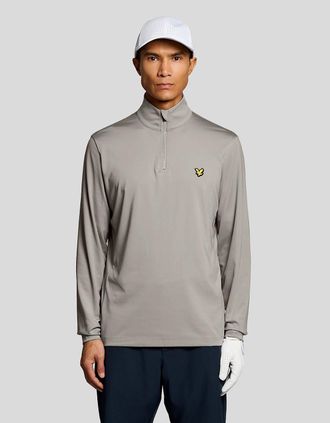 Lyle & Scott Lyle And Scott Mens Performance 1/4 Zip Midlayer - Size: 38/Regular