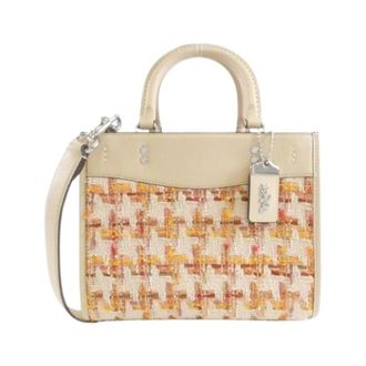 Coach Pre-owned Tweed 2way Bag - Dames - Vintage Handtas - Veelkleurig - ONE Size - Tweed - Vintage