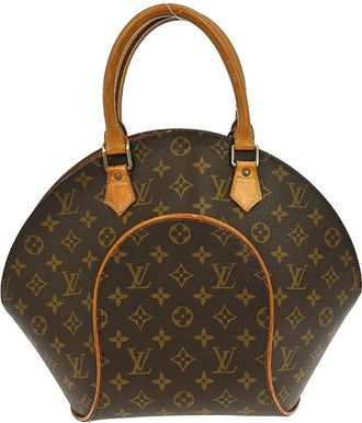 Louis Vuitton Ellipse Bag Monogram Canvas Brown Canvas Handbag (Pre-Owned)