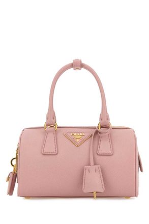 Prada Pink Logo Mini Satchel