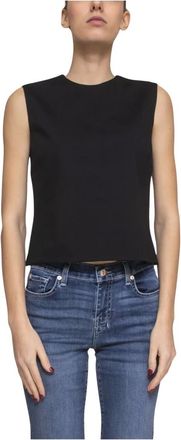 Liviana Conti Tops, Dames, Zwart, XS, Damesvest Y69-0