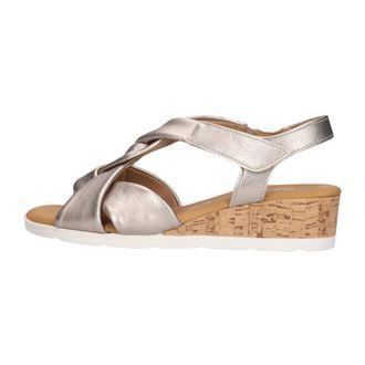 Gabor Schoenen, Dames, Grijs, 39 EU, 761 Sandalen
