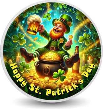 OEM Moneda De Color De 1 Oz De La Olla De Oro Y Alegr&iacute;a Del Duende De La Suerte