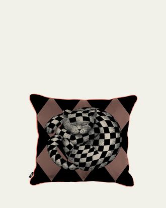 Fornasetti High Fidelity Printed Cushion, 19.5 Square