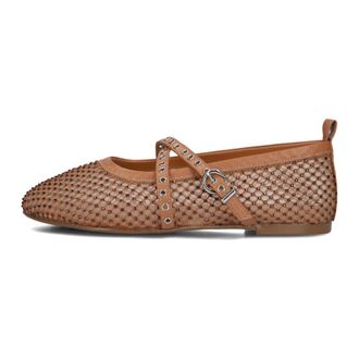 Toral Shoes Ballerinas, female, Brown, Size: 8 US Elegant Vilma Ballerinas in Camel