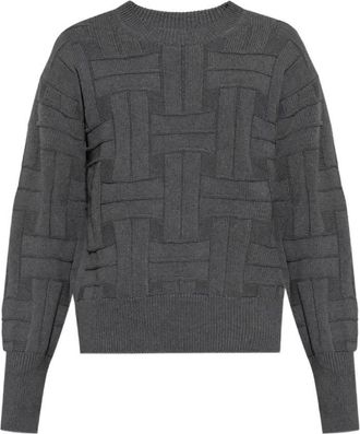 Kenzo Weave Embroidered Cotton Jumper, Size X-Large