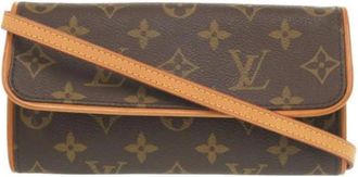 Louis Vuitton Pre-owned Canvas shoulder-bags - Dames - Vintage Schoudertas - Bruin - ONE Size - Vintage