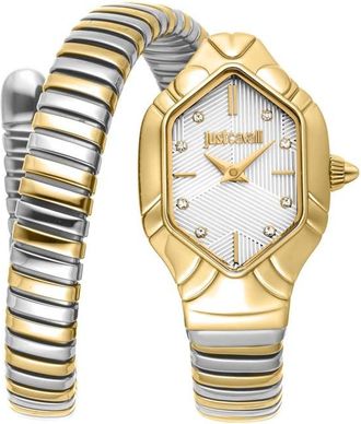 Just Cavalli Edera Silver-tone Dial Ladies Watch JC1L399M0065