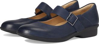 Dansko Collette Womens Shoes Navy Burnished Nubuck : EU 41 (US Womens 10.5-11) Regular, Leather