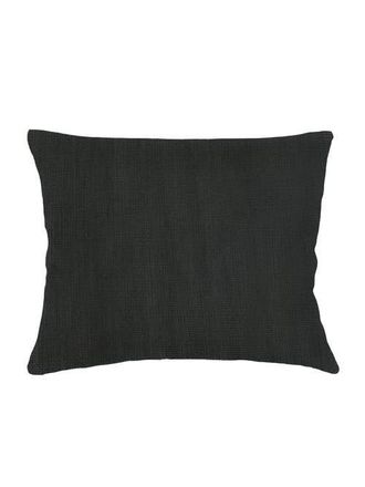 Anaya with Love So Soft Linen Luxe Blue Dutch Euro Pillow with Down Alternative Insert in Black at Nordstrom, Size 28X36