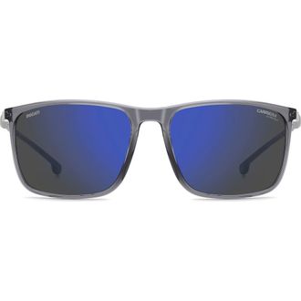 Carrera Carduc 071/S 59mm Rectangular Sunglasses in Grey/blue Sky Sp at Nordstrom