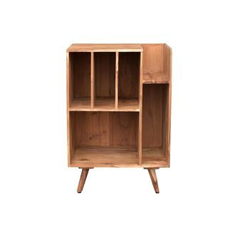 Miliboo Mueble De Almacenaje Vinilos En Acacia Maciza Virgile