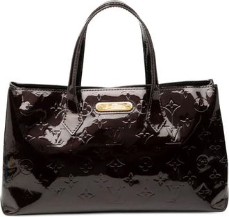 Louis Vuitton 2009 gelakte Wilshire PM handtas met monogram - Paars
