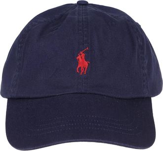 Polo Ralph Lauren Accessoires, Heren, Blauw, ONE Size, Katoen, Klassieke Sportpet