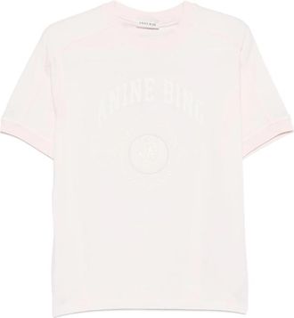 Anine Bing Jaylin Crew-neck Short-sleeve T-shirt