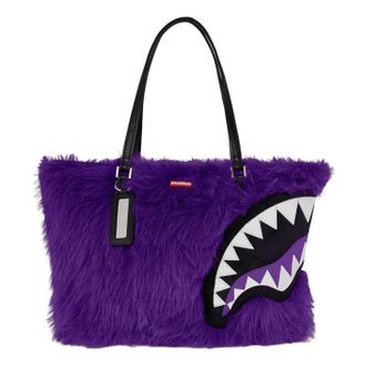 Sprayground Furzilla Shark Purp Tote Bag Purple 910T8207NSZ