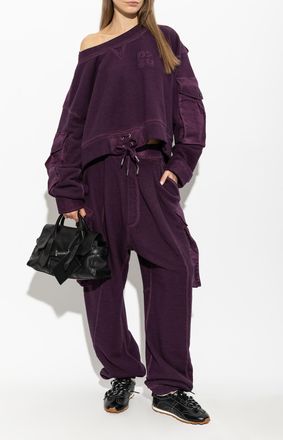Dsquared2 Oversize Sweatshirt, Womens, Purple