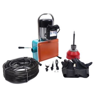 OEM M&aacute;quina Desatascadora, Motor Potente, Uso Vers&aacute;til, Color Naranja