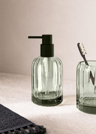 Mango Dispenser sapone vetro verde - Home - Taglia unica - MANGO HOME