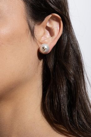 Jimmy Choo London Asymmetric Earrings, Womens, Gold