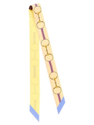Gucci Womens Multicolor Silk Foulard Accessory