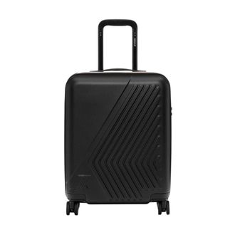 K-Way Eudoxie Logo Trolley - unisex - Handbagage koffer - Zwart - ONE Size - Polyester - Koffers