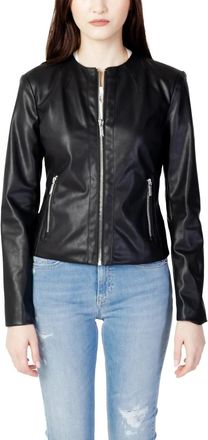 A|X Armani Exchange Dames Lente/Zomer Jas van Polyester - Dames - Zomerjassen - Zwart - XL - Polyester - Jassen