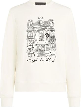 Karl Lagerfeld Felpa Karl Lagerfeld x Jorge Parra - Bianco