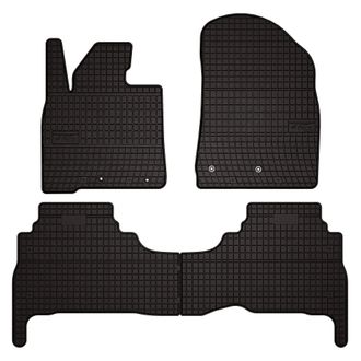 OEM Alfombrillas De Goma Para Coche: Toyota Land Cruiser J200 Fl Todoterreno (2015-) - Negras, Ajustadas