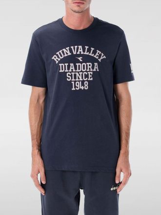 Diadora T-shirt in misto cotone con logo Diadora Heritage