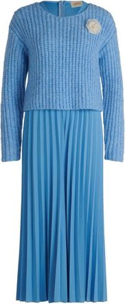 Cartoon Dames, Jurken, Blauw, Maat: XS