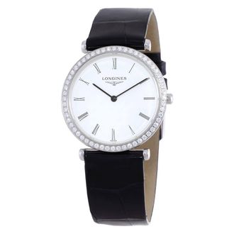 Longines La Grande Classique Quartz Diamond White Mother of Pearl Dial Ladies Watch L4.513.0.11.2