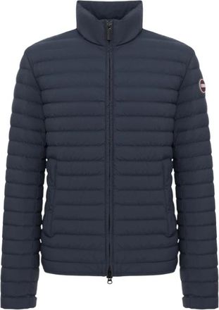 Colmar Lichtgewicht donsjack met gewatteerde kraag - Heren - Gewatteerde jassen - Blauw - 3XL - Jassen