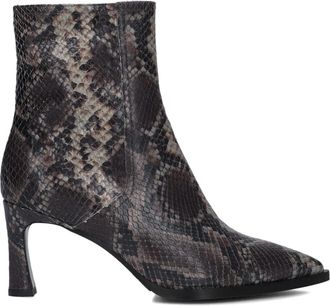 Lina Locchi Bruine Enkellaarsjes AV 136 Lis - Dames - Laarzen met Hak - Veelkleurig - 38 EU - Leer - Schoenen