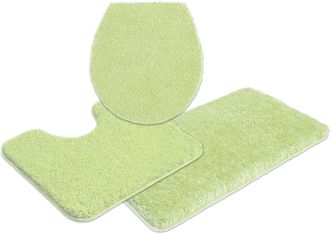 My Home Badematte »Sanremo, Badvorleger, Badezimmer Teppich, sehr weich« Höhe 30 mm rutschhemmend beschichtet fussbodenheizungsgeeignet schnell trocknend Badt