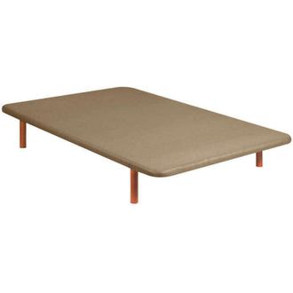 Colchones Aznar Base Tapizada Malla 3d Reforzada Con 5 Barras Transversales Beige - 105x190 Cm