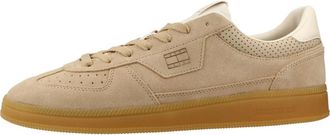 Tommy Hilfiger Schoenen, Heren, Bruin, 43 EU, Polyester, The Greenwich Edge Suede