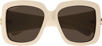 Gucci GG1402S004 Square Oversized Sunglasses - White