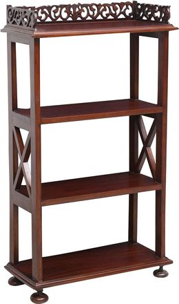 Biscottini International Biscottini - Libreria Etagere Portaoggetti Pi&ugrave; Ripiani Mensole Scaffale Da Terra In Legno