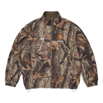 SUPREME x Umbro SS26 Cotton Ripstop Track Jacket Realtree Hardwoods Camo SUP-SS26-009-RELTREHRDWODCAMO
