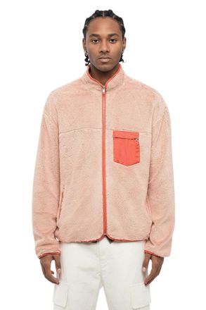 Jil Sander Light Pink Zip Up Sweatshirt