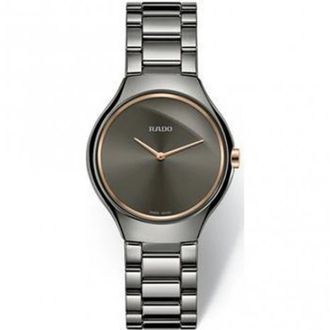 Rado True Thinline - Dames - Horloges - Grijs - ONE Size - Accessoires